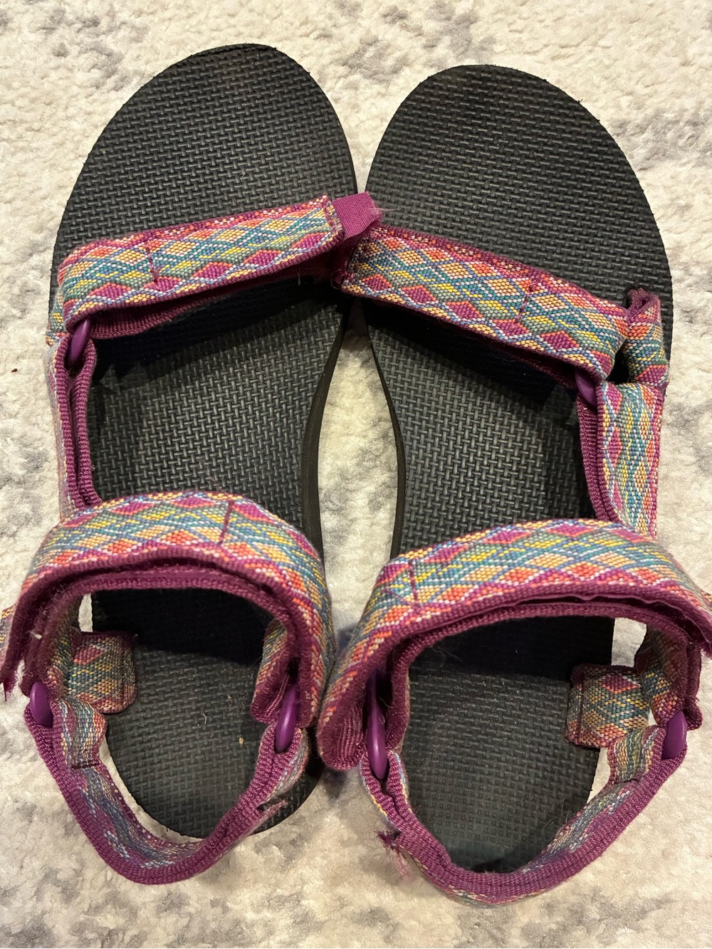 Teva Purple Strap Sandals Size 6